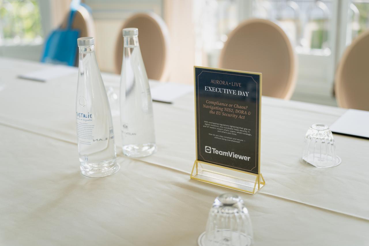 branded table setting
